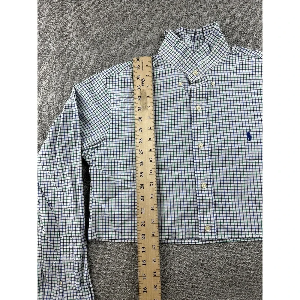 Reworked Polo Ralph Lauren Button-Down Shirt Men S Multi Color Cotton Preppy‎